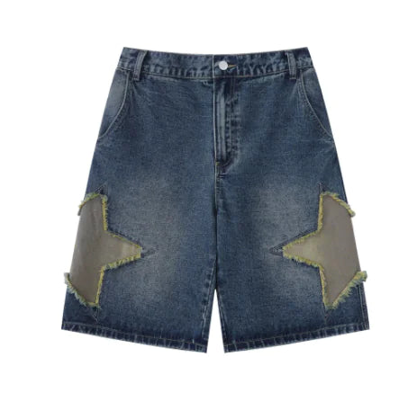 G!Rex Distressed Denim Shorts