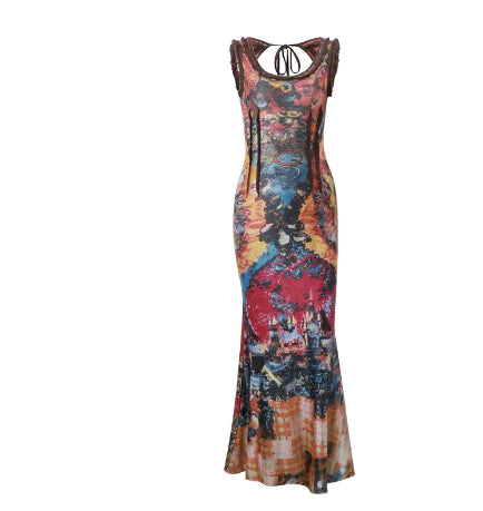 Midnight Vinyl Dress